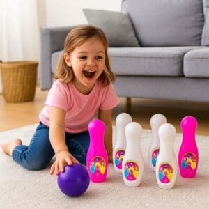 Boliche Princesas com 6 Pinos e 1 Bola-Ggb Brinquedos - Imagem 2