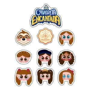 Boneca com Acessórios Caverna Encantada Nina - Diver Toys - Imagem 6