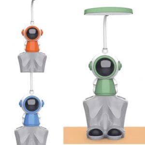 Luminária Recarregável USB com Porta Lápis e Apontador 31cm Sortido - Rio Tijucas - Imagem 6