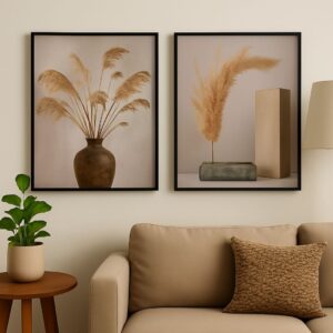 Conjunto com 2 Quadros Decorativos Simples 30x40cm Estampa Sortida - Imagem 2