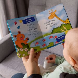 Livro para Bebê com Historinhas da Biblia Pop com Capa Dura com 18 Páginas - Culturama - Imagem 2