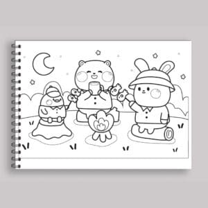 Livro para Colorir Estilo Bobbie Goods Cute & Comfy Momentos de Tranquilidade + 1 Caneta Touch Ponta Dupla Grátis - Imagem 3