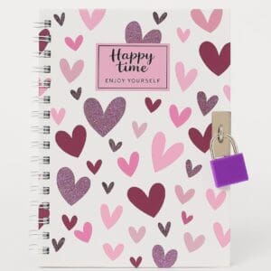 Diário de Papel com Chave e Cadeado com 45 Folhas Lief De Sortido - Inter Paper - Imagem 5