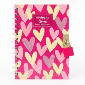 Diário de Papel com Chave e Cadeado com 45 Folhas Lief De Sortido - Inter Paper - Imagem 6