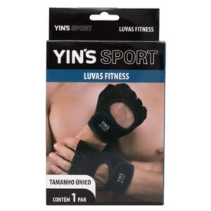 Luva Fitness Tamanho Único 1 Par - Yin's Sport