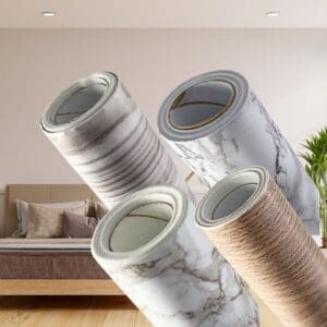 Rolo de Papel de Parede Adesivo 45cmx5m de PVC + Cola Hidrossol - Casíta - Imagem 5