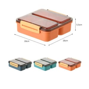 Kit de Marmita com Colher de Plástico PP 18x18x5,5cm 1100ml Sortido - Casíta - Imagem 5