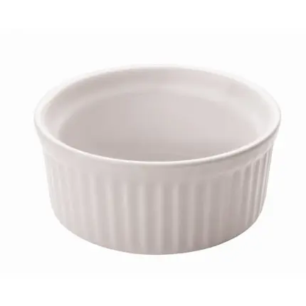 Ramekin Cerâmica Branco 180ML-Mimo Style
