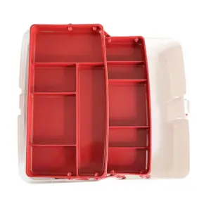 Maleta de Primeiros Socorros com 2 Bandejas Articuladas 33x20x16cm - Arqplast - Imagem 4