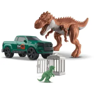 Brinquedo Escape Car com Dinossauros Pick-up e gaiola  Orange Toys - Imagem 2
