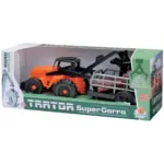 Brinquedo Trator com Super Garra + Carretinha - Orange Toys