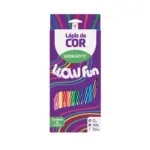 Lápis de Cor Wow Fun de 12 Cores - Leo&Leo