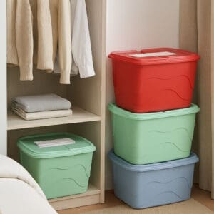 Caixa Organizadora Multiuso de 34 Litros com Travas na Tampa - Plasmont - Imagem 2