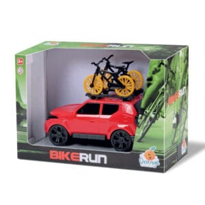 Brinqedo Carrinho de 20cm com Biciletas Bike Run CIty - Orange