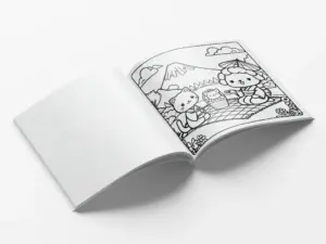 Livro para Colorir (Estilo Bobbie Goods ) + 12 Canetinhas Touch Edição 4 - Cute & Comfy - Imagem 3
