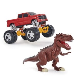 Brinquedo Rex Attack + Monster Car BigFoot - Adijomar - Imagem 3