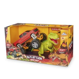 Brinquedo Rex Attack + Monster Car BigFoot - Adijomar - Imagem 4
