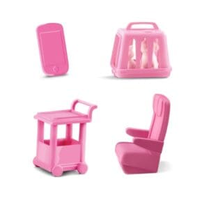 Brinquedo Avião da Judy com Acessórios e Pet - Samba Toys - Imagem 4