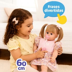 Boneca Sofi de 58cm que Fala 74 Frases - Adijomar - Imagem 2
