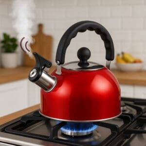 Chaleira de Inox Metálizada com Aviso Sonoro de 2,5 Litros - Thika - Imagem 2