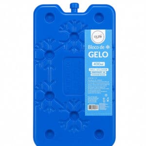 Bloco de Gelo de 400ml com Revestimento de Plastico de 14x1,5x25cm - Casita