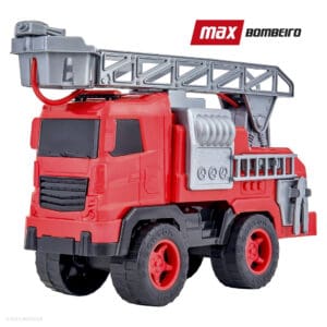 Brinquedo Caminhão Max Bombeiros de 48cm - Adijomar - Imagem 3