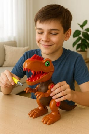 Brinquedo Dinossauro Toy Rex de 28cm Desmontavél - Samba Toys - Imagem 2