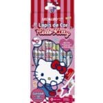 Lápis de Cor Triangular Hello Kitty 12 Cores - -Leo&Leo