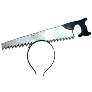 Acessório para Festa de Halloween Tiara de Serra de Plástico de 34cm