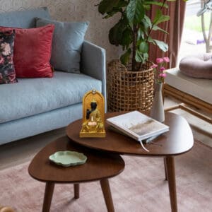 Enfeite Porta Vela Decorativo de Resina de 16cm - Amigold - Imagem 2