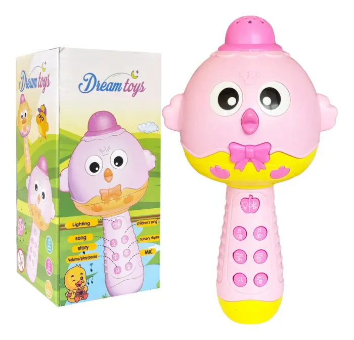 Microfone e Caixa de Som Bluetooth com Histórias, Musicas e Efeitos de Voz Recarregável - Dream Toys - Imagem 1