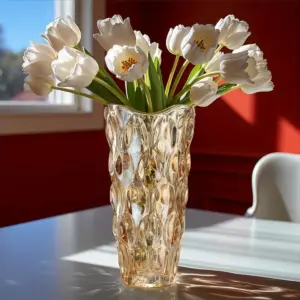 Vaso Decorativo Halley Âmbar 24x13cm - Lanty - Imagem 4