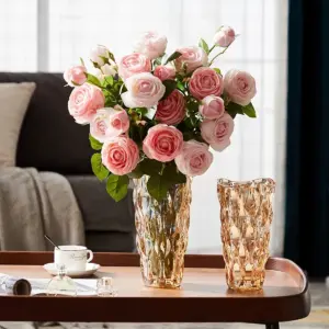Vaso Decorativo Halley Âmbar 24x13cm - Lanty - Imagem 2