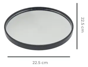 Bandeja / Espelhop Decorativo Redondo 22,5cm - Dcarte - Imagem 4