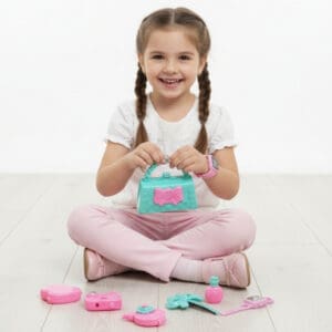 Brinquedo Hora da Beleza com 6 Peças Fashion Girl - MIKI TOY - Imagem 2