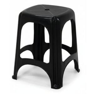 Banqueta de Plástico ECO de Polipropileno Niterói Preta - Tramontina