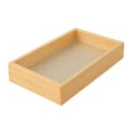 Bandeja de Plastico e com Fundo em Acrilico 25x13cm