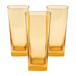 Conjunto com 3 Copos de Vidro Texas 315ML - PRATICASA - Imagem 2