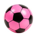 Bola Leve Inflável de Vinil de 20cm Estampa Futebol Cor Sortida