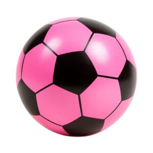 Bola Leve Inflável de Vinil de 20cm Estampa Futebol Cor Sortida