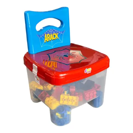Cadeirinha Magic Block Infantil Arack com 60 Peças - Simo Toys
