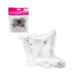 Enfeite Halloween Teia com Anranhas de Plástico 30cm 20GR/CD Spider Web