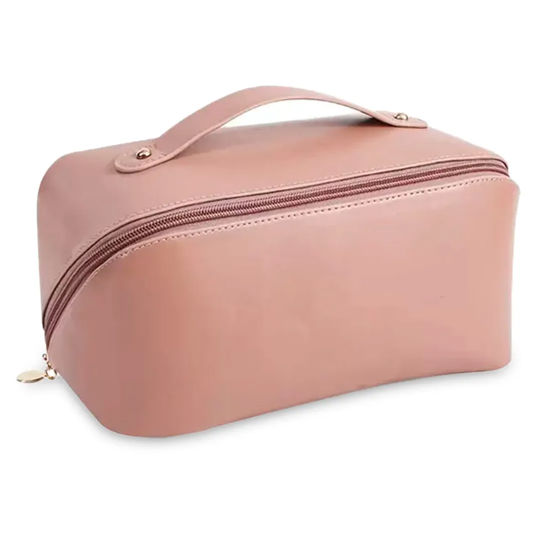 Necessaire Multiuso 24x12cm de Courino e Poliéster - Cosy Utilidades - Imagem 1