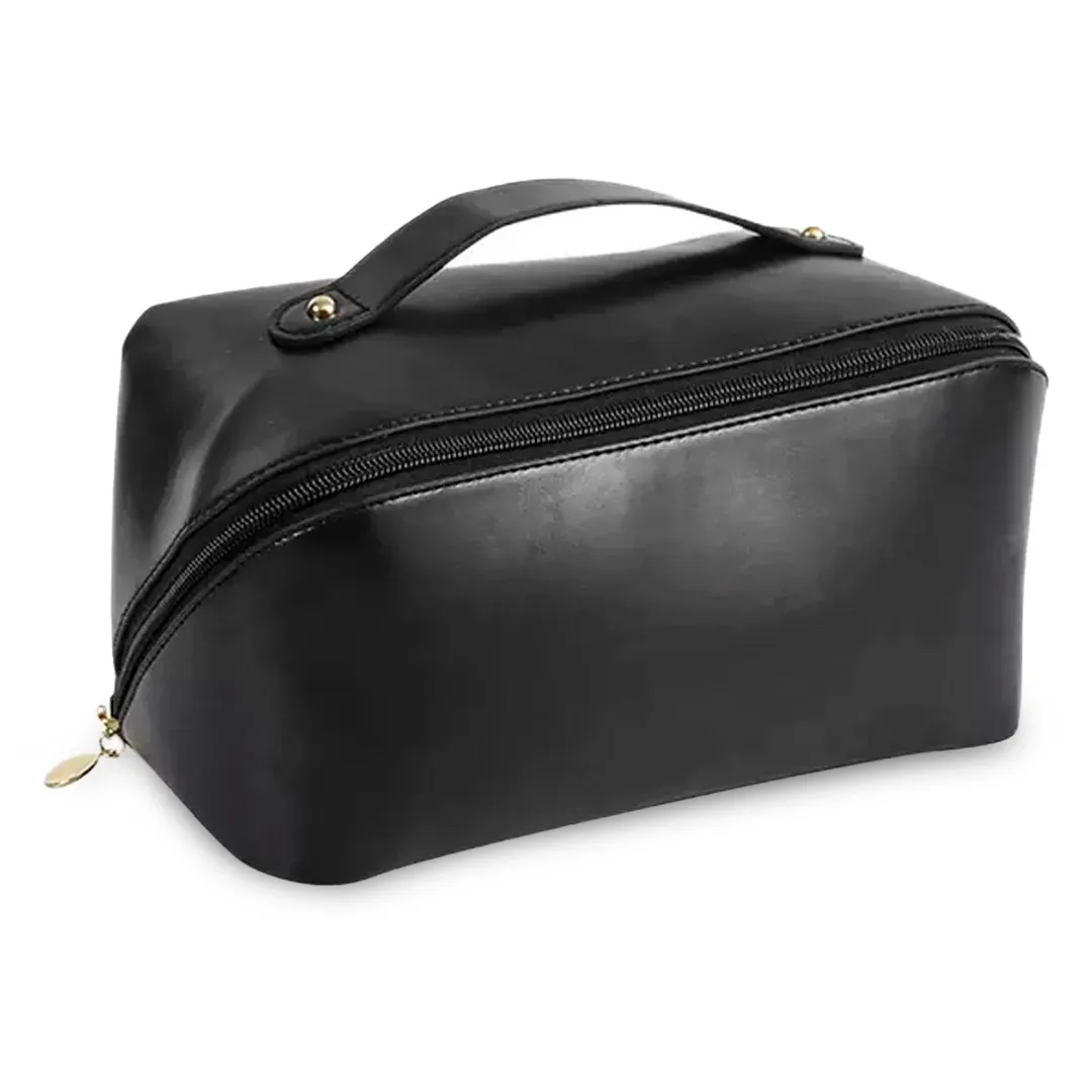 Necessaire Multiuso 24x12cm de Courino e Poliéster - Cosy Utilidades - Imagem 3