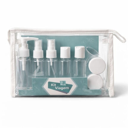 Kit Viagem Completo com 10 Peças em PP+PET+PS - Utilidades