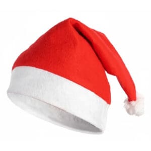 Touca do Papai Noel de 28x38cm 100% Fibra Acrílica - Wincy