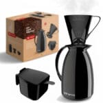 Kit Café Pratico com Garrafa Térmica de 650ml, 1 Suporte P/ Filtro (102/103) e 1 Açucareiro de 350ml com Colher - Unitermi