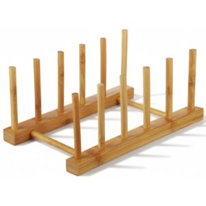 Suporte e Escorredor em Bambu de 29.5x12x10cm - Casita
