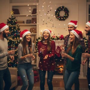 Touca do Papai Noel de 28x38cm 100% Fibra Acrílica - Wincy - Imagem 2