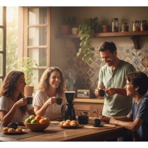 Kit Café Pratico com Garrafa Térmica de 650ml, 1 Suporte P/ Filtro (102/103) e 1 Açucareiro de 350ml com Colher - Unitermi - Imagem 2